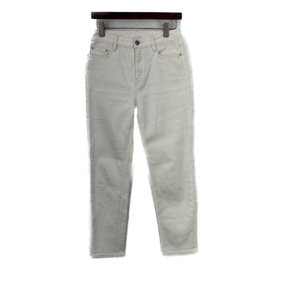 OAK+FORT Off-White 5 Pocket Denim Jeans Size 26 - Picture 1 of 3